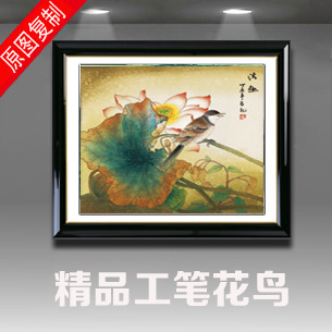 工笔荷花国画图片_工笔荷花国画图片大全 阿里巴巴海量精选高清图片