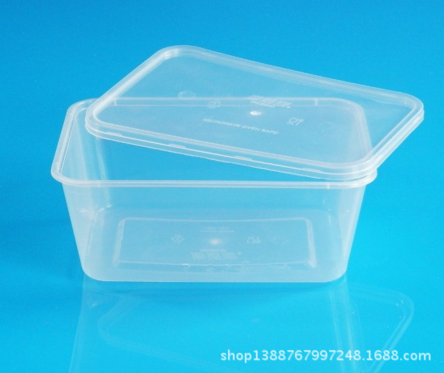 【品名】:1000毫升方形塑料餐盒 【颜色】:透明 【材质】:进口食品级