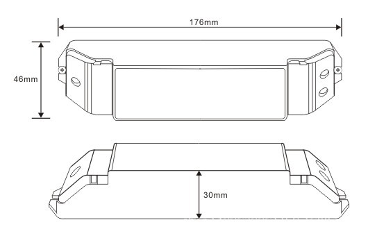 331外观图 0-10V调光驱动器