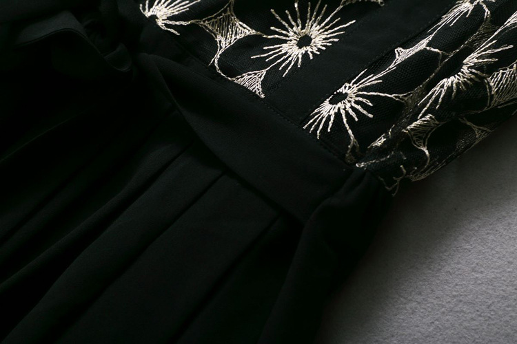 批发采购连衣裙-2014夏季长款波西米亚黑色长