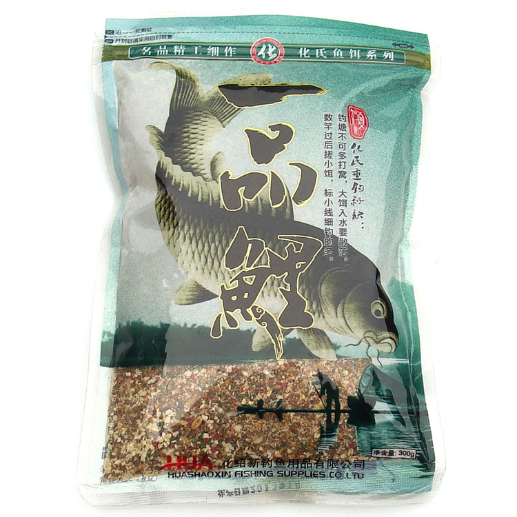 化绍新一品鲤 广谱钓饵 鲤鱼饵 钓饵 饵料野钓饵300g 70包图片,化绍新