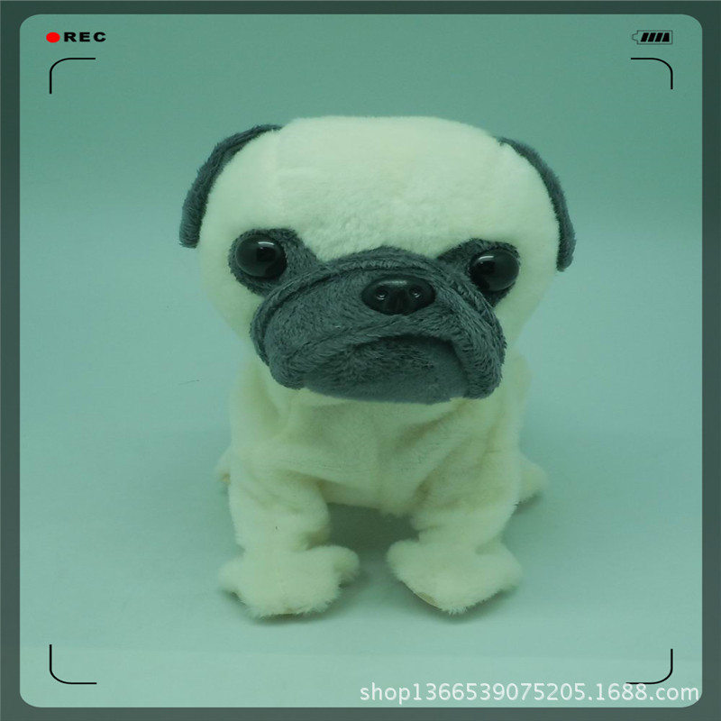 Y-B2010098爱撒娇小狗米白色20CM