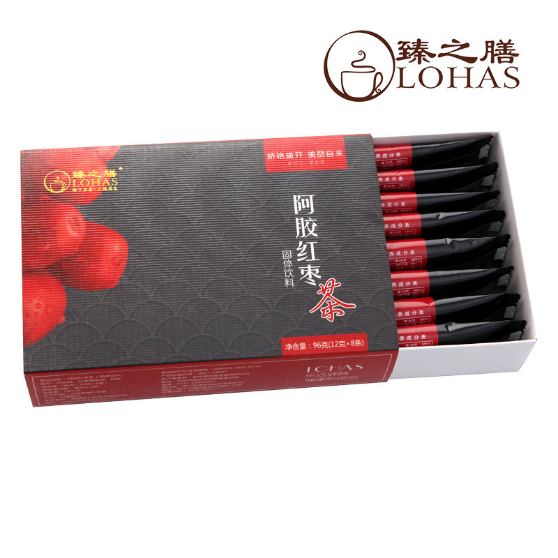 全国招商,臻之膳阿胶红枣茶,传统滋味,气血两旺,包装可定制