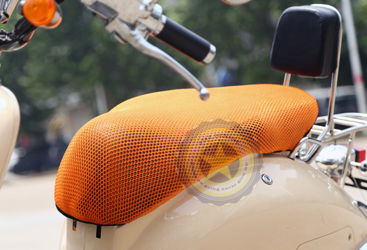 【厂家直销3D摩托车坐垫网\/隔热\/透气踏板车防