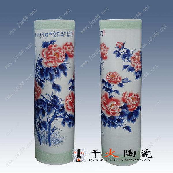 38手绘花开富贵箭筒DPJTQIQQQ038-高1.37米