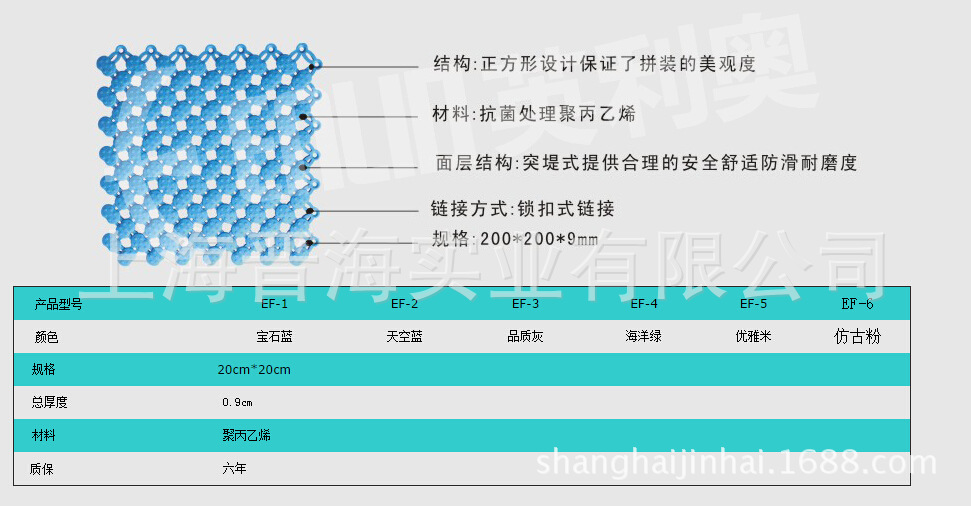 拼装式防滑地板