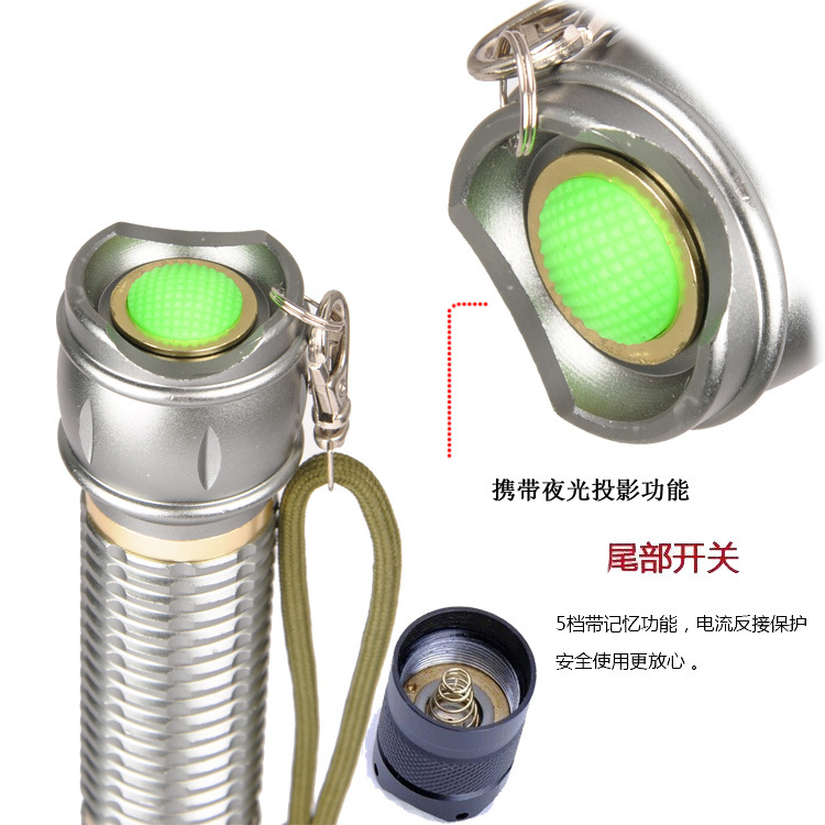 105vled手电筒电路 10440迷你强光手电筒