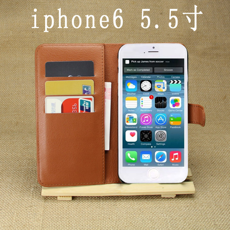 手机保护套-供应 苹果iphone6 5.5寸手机皮套 左