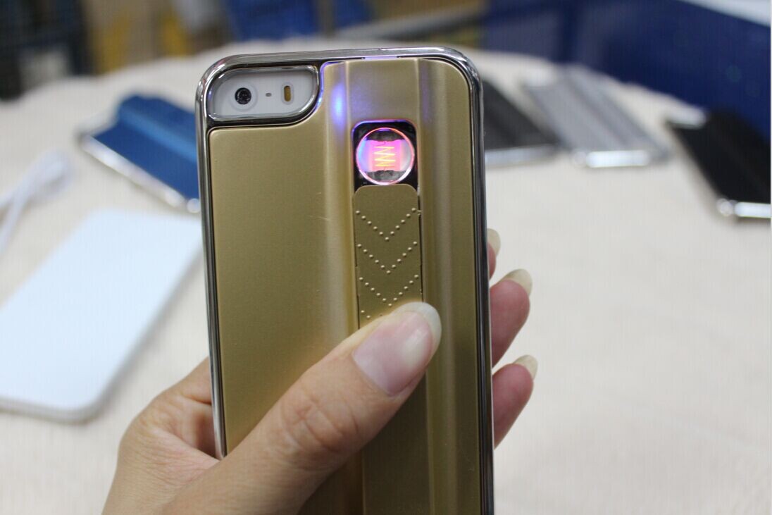 手机保护套-苹果4G带点烟功能手机壳 最新款4