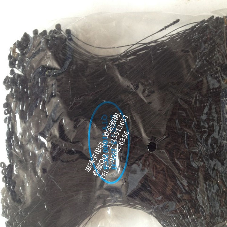 带、绳、线-5英寸13厘米透明白色尖头圆头手穿