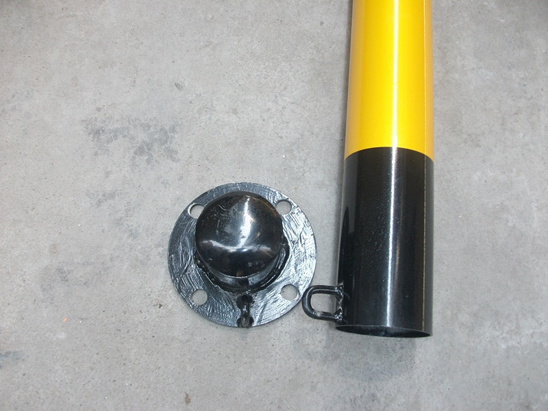 路障-镀锌管防锈路桩 防护柱停车桩挡车立柱路