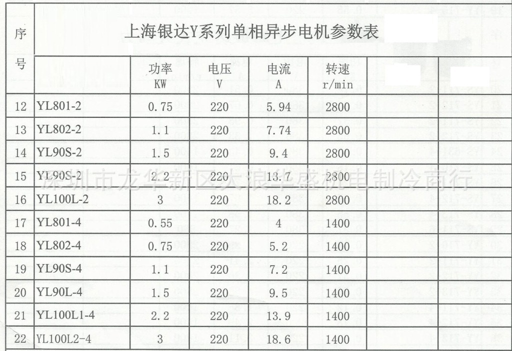 三相异步电动机 ym1-6上海银达卧式电机 4kw-960转电动机