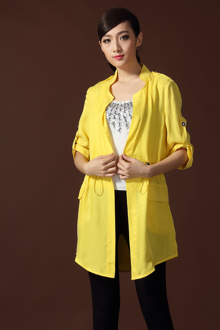 批发采购女式<em>外套</em>-2014新款<em>女</em>风衣<em>薄外套韩版</em>