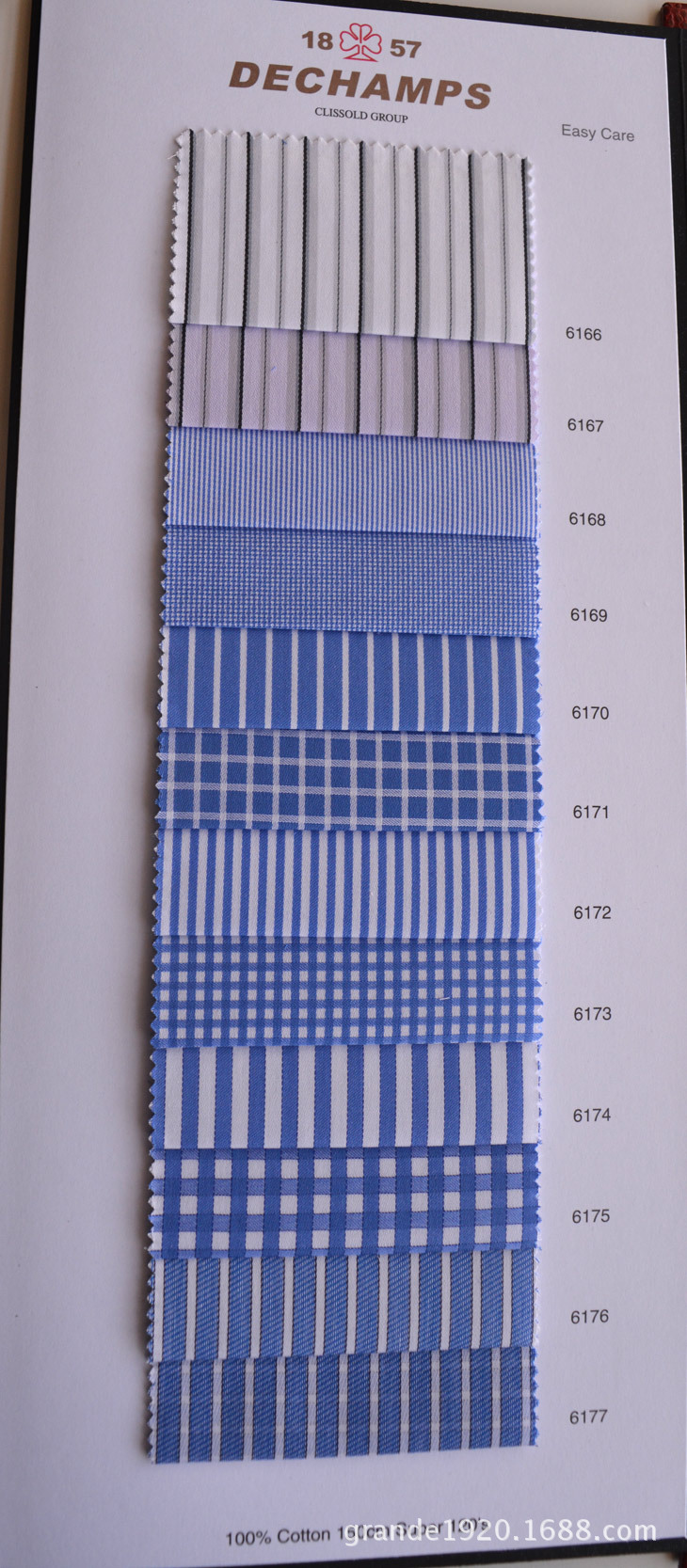 dechamps 迪骧 英国进口 衬衫面料120s 6154-6252
