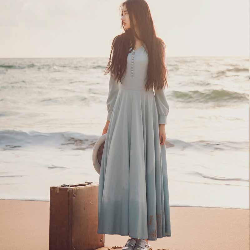 vendy2014春夏新款<em>彼得潘</em>复古<em>女装</em>文艺淑女纽