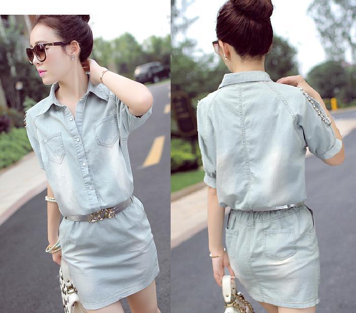 欧洲站<em>2014</em>春夏装新款<em>女装 连衣裙</em>女 潮流铆钉