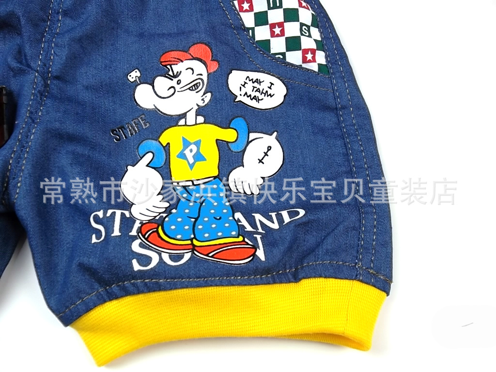 【新款<em>童短裤夏</em> 男童短裤 中小童牛仔短裤 童装