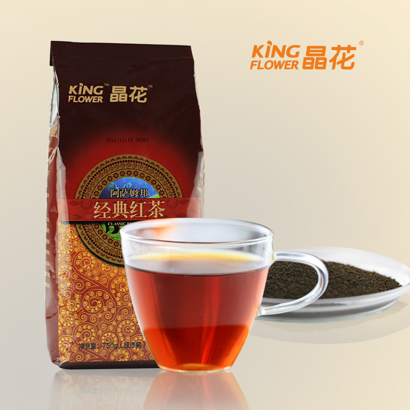 奶茶專用紅茶原料批發(fā) 印度阿薩姆紅茶 晶花經(jīng)典紅茶750g