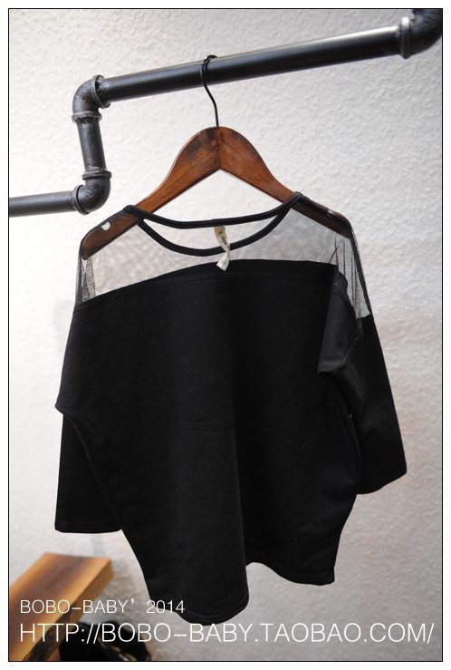 童卫衣-2014春装新款童装 欧洲站风格字母拼接