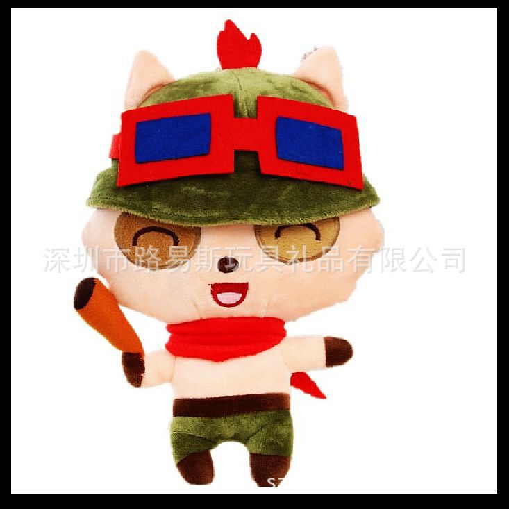 深圳厂家批发 英雄联盟提莫人物公仔玩偶LOL