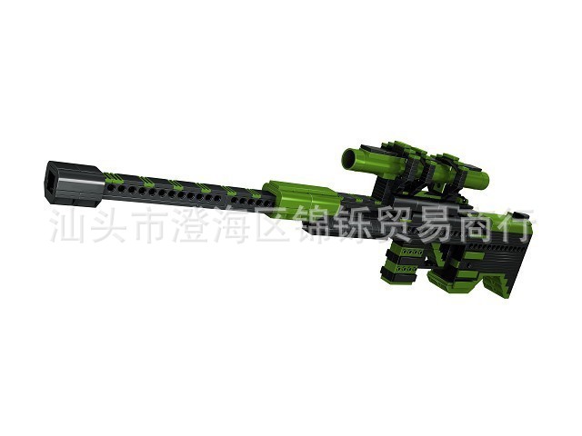积木-供应TRG拼装仿真积木枪 军事拼装立体积木 拼装积木枪 儿童玩具-积木尽在