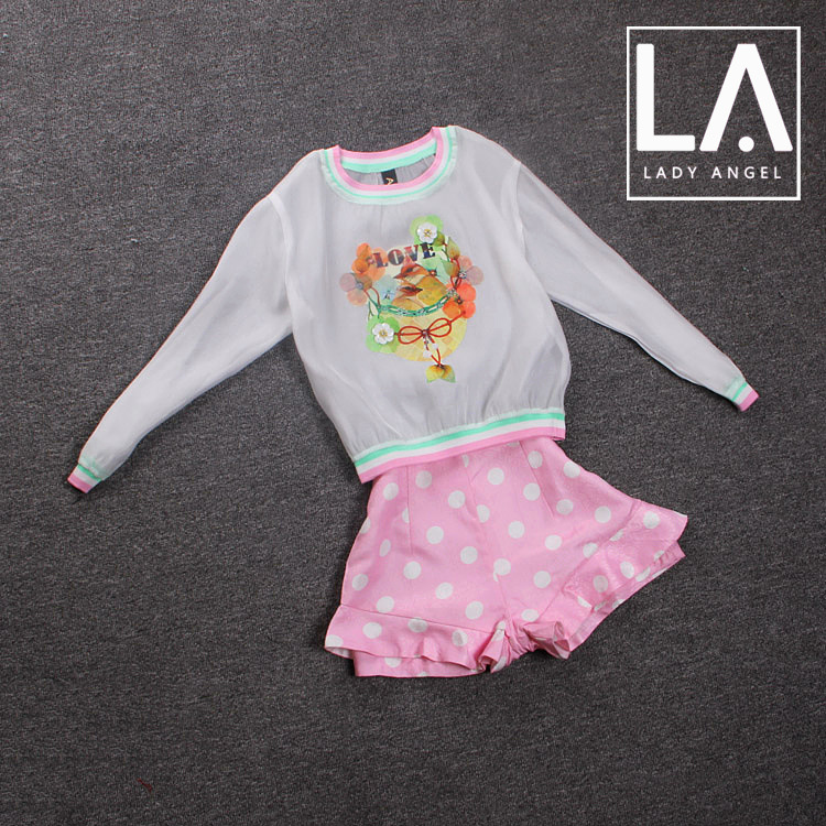 洲站 新款欧美春装3D花朵休闲<em>女外套 短裤</em>两件