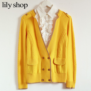 批发采购女式针织衫-现货春款气质淑女衬衣假