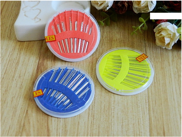 【专业供应手缝绣花针 圆盘针线盒 套装针 小商