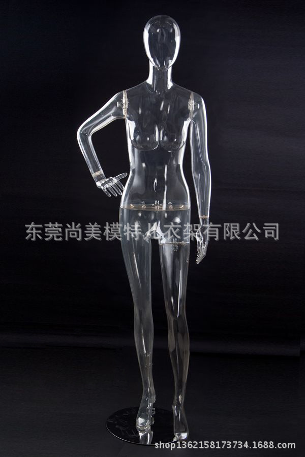 批发采购<em>模特</em>-<em>女款</em>透明<em>模特</em>衣架 经典婚纱晚礼