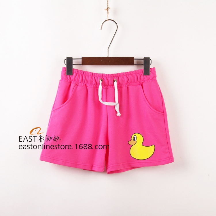 【春夏季<em>女装</em>新款 女士韩版<em>纯棉</em>毛圈<em>休闲短裤</em>