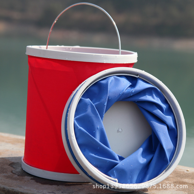 户外折叠水桶 便携9-11L 塑料 塑料大 汽车配件 图片_高清大图 - 阿里巴巴