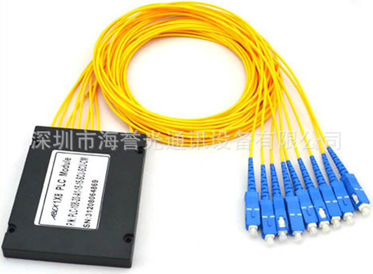 1分8 SC 尾纤式光分路器