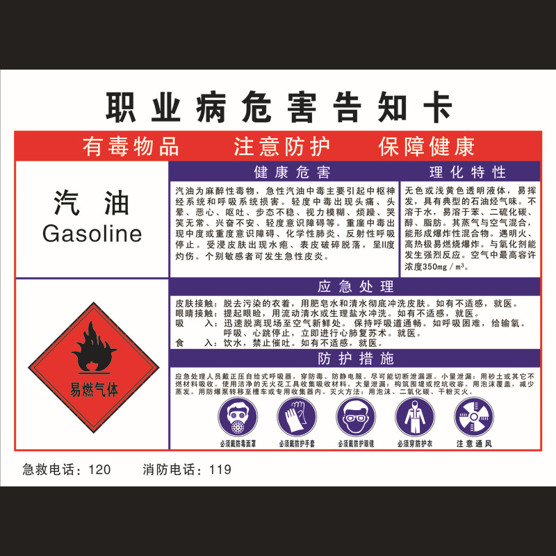 交通安全标志-公司化工厂工地危险岗位职业病