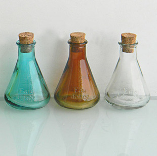 化学试剂瓶形状精油瓶创意迷你玻璃瓶 异形香水瓶厂家直销