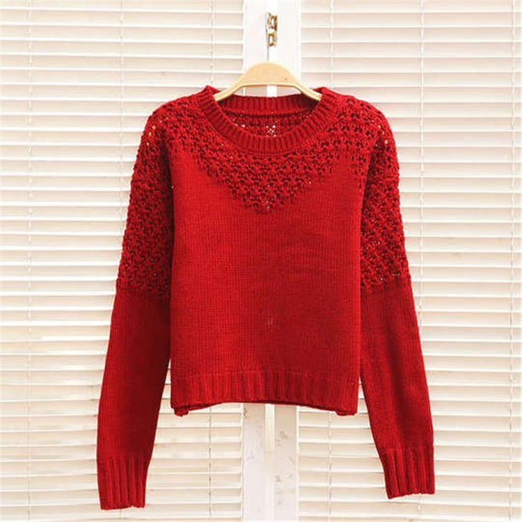 2014新款春装女款<em>毛衣</em>批发 <em>韩版</em>时尚<em>甜美</em>镂空