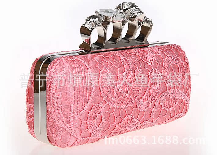 D55骷髏頭蕾絲包