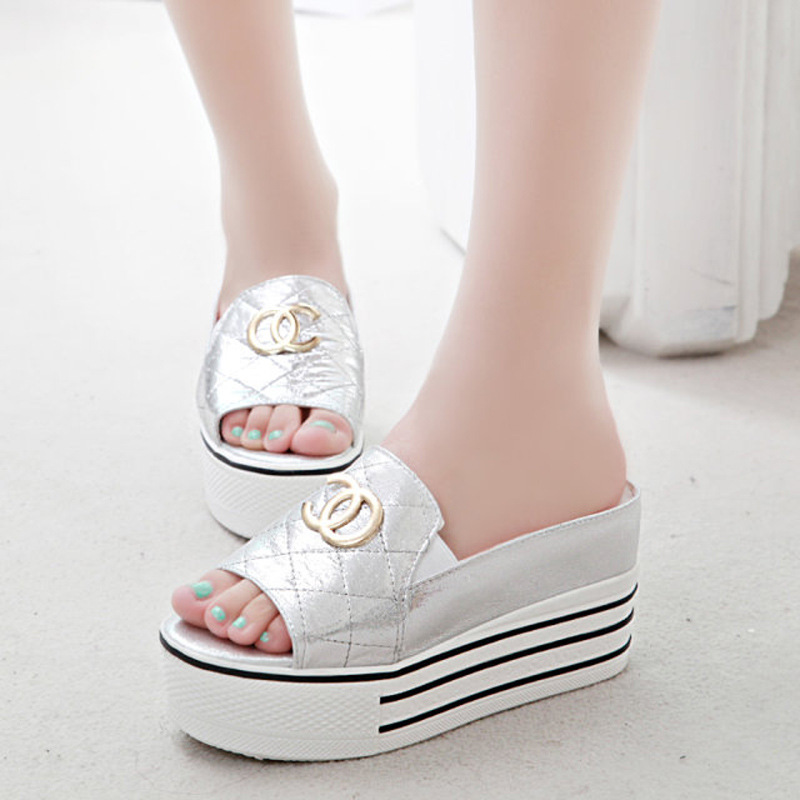 2014夏季<em>新款</em>鱼嘴<em>女鞋批发</em> 女式防滑套趾拖鞋