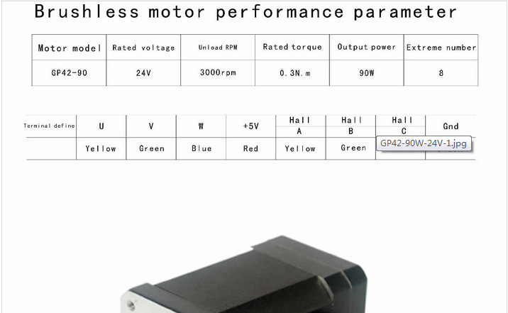 90w 24v減速電機(jī)