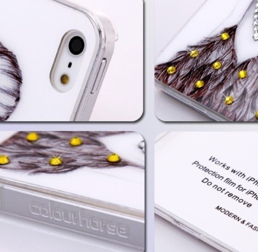 iphone4s手機殼iphone5s保護殼水鉆蘋果4保護套超薄孔雀背景外殼工廠,批發,進口,代購