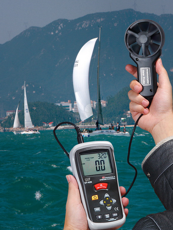 620风速风温计手持式风速仪可广泛应用于与风速,风量,风温测量的家庭