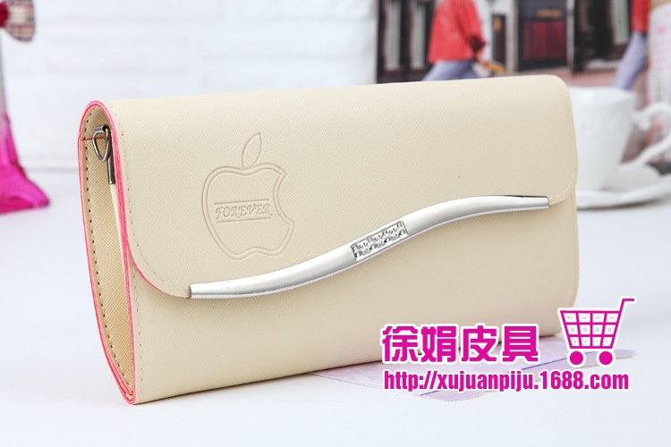 彩邊S型不加寬 女式長款手拿包單肩斜跨錢包6