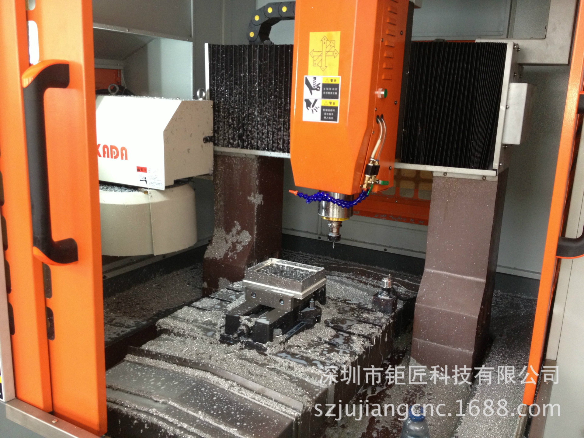 台湾钜匠CNC650适用于有色金属类小型刀库雕铣机精雕机 能配双头