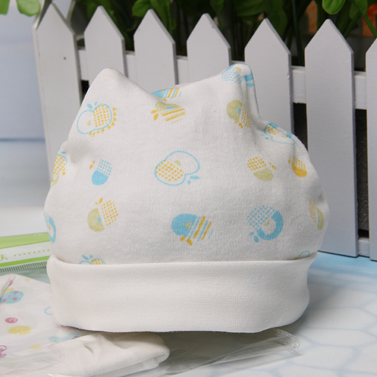 批发采购帽子-婴儿帽子春秋男女0-2个月新生儿