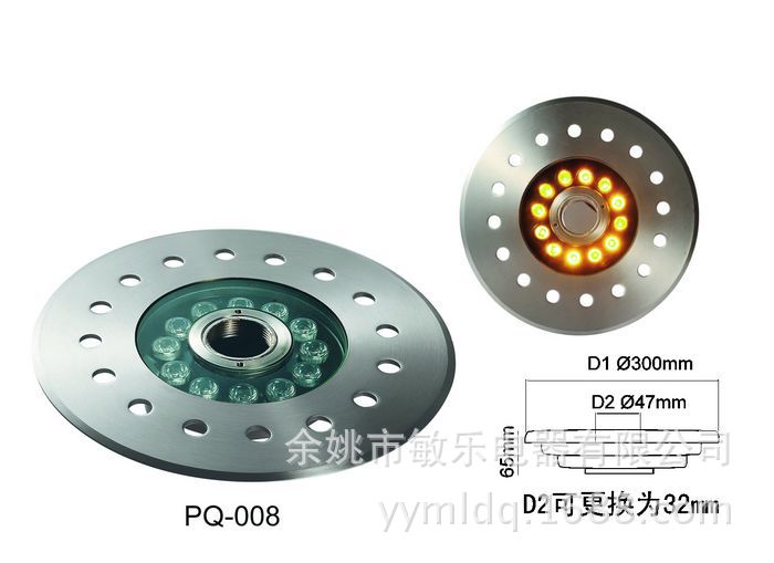 水底灯(LED.UNDERWATER.LIGHT) 水底灯LED高品质12W水下灯台湾晶元芯片 厂方直销IP68 批发供应