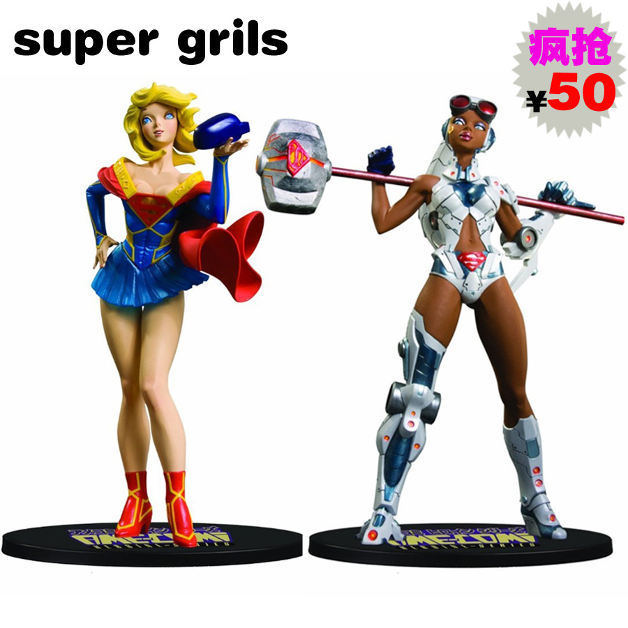 DC正版<em>女超人手办</em>模型人偶玩具 supergirl超级