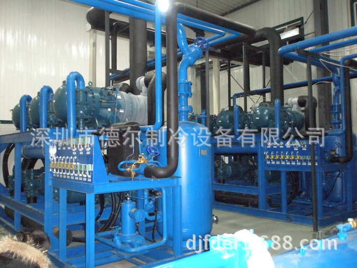 低温冷库螺杆冷凝机组1