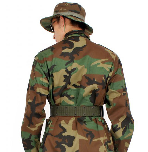 四色丛林bdu涤棉迷彩服套装 野战户外cs装备 美军作训