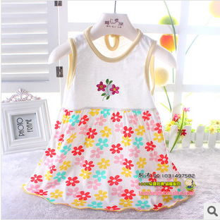 童裙-夏季<em>销量</em>最高 全棉印花连衣裙 婴儿裙/马