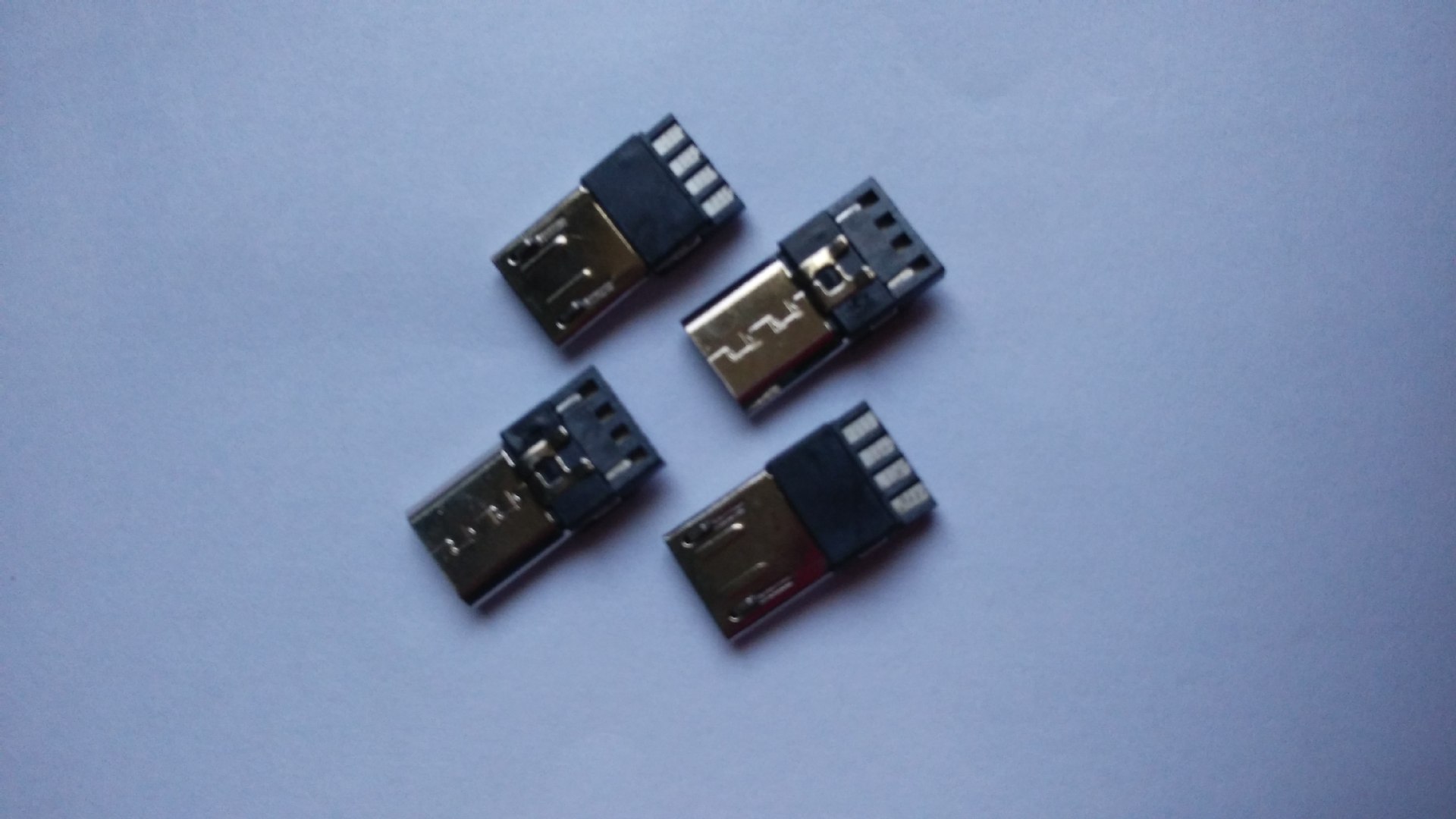 MICRO USB 5P超薄焊線 前五後四 四五短路