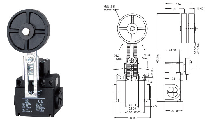 电工电气/开关/欧式行程开关/CLS-391